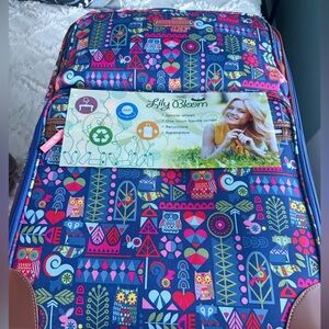 Lily Bloom Softside Large Suitcase with 360 Wheels